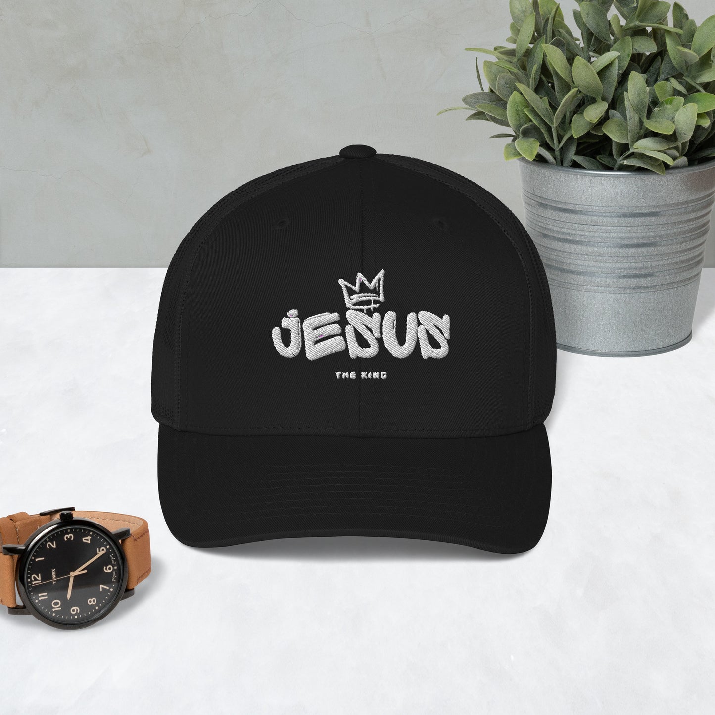 Jesus Is King Trucker Cap